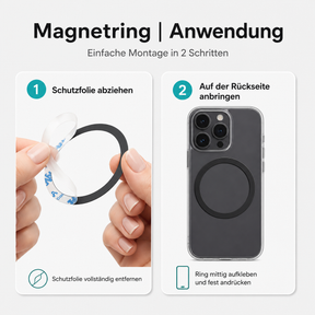 Magnetische Handyhalterung für Kinderwagen, Fahrrad & Fitness