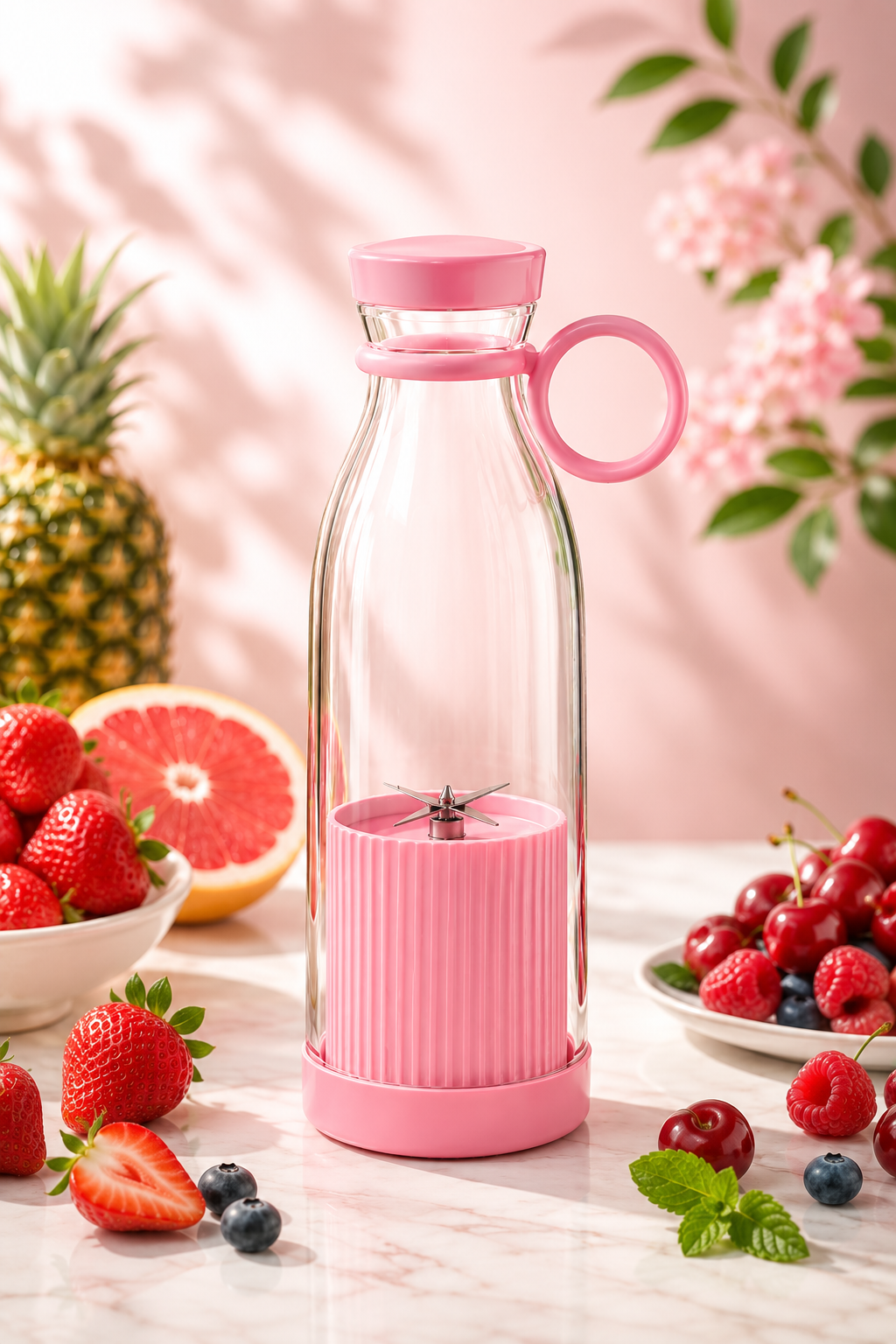 Tragbarer Elektrischer Mixer USB-Aufladbarer Smoothie-Maker für unterwegs